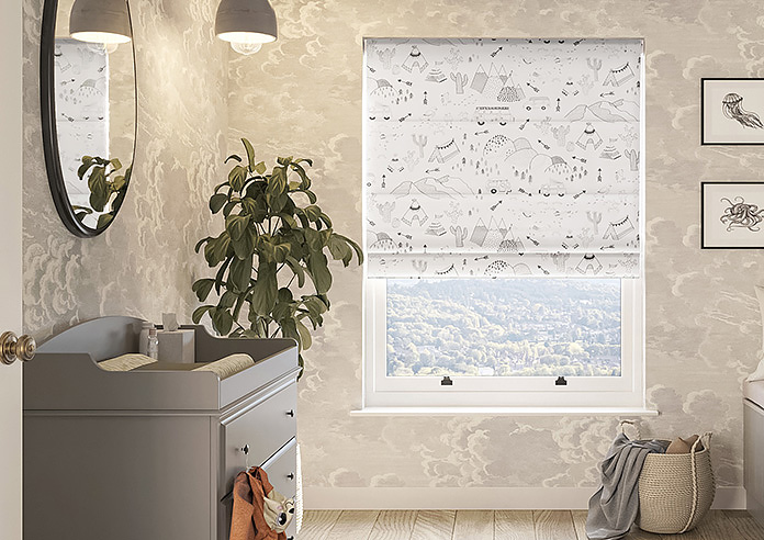 Wild West, Mono - Twist&Fit Roman Blind - Image 3